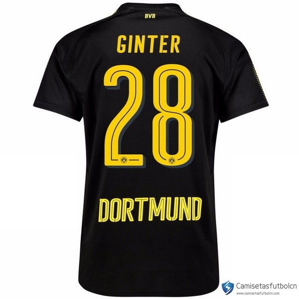 Camiseta Borussia Dortmund Segunda equipo Ginter 2017-18